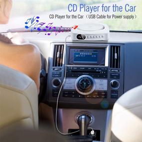 img 1 attached to 🎵 Portable CD Player, Wall Mountable CD Music Player with HiFi Speakers, Home Audio Boombox with FM Radio, USB MP3 Player, Headphone Jack, Remote Control - All-in-One