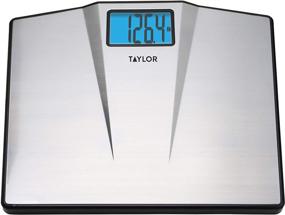 img 1 attached to 🛁 Taylor Precision Products Digital Bathroom Scale, Silver - Accurate & Sleek Design for Precise Weight Measurement