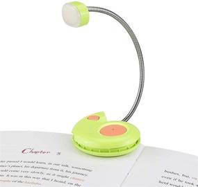 img 4 attached to 📚 HONGUT Rechargeable Clip-on Book Light, 3 Brightness Dimmable -Green