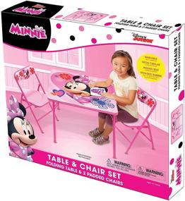 img 1 attached to Набор для детского столика Минни: Jakks 42928 с двумя розовыми стульями - отлично подходит для игрового времени!