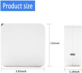 img 2 attached to 🔌 Высокоэффективный зарядное устройство для стены USB Type C PD мощностью 65 Вт для HP/Acer/LG/Samsung Mate Book/ Lenovo US/Can/Mex - специально разработано для ноутбуков/планшетов с USB Type C