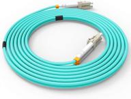 🔌 fiber patch cable: vandesail 10g gigabit lc to lc multimode om3 duplex 50/125 ofnp - 0.5m - 10pack logo