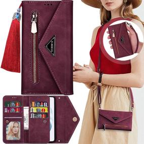 img 4 attached to Kecko Samsung Galaxy Note 10 Crossbody Wallet Case For Women