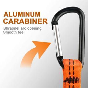 img 1 attached to 🔐 Versatile and Secure Interchangeable Carabiner with Retractable and Detachable Features