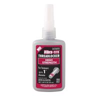 🔴 vibra-tite - 14050 140 permanent high strength anaerobic threadlocker, 50 ml bottle, red: unbeatable fastening solution logo