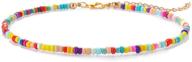📿 starain small bead anklets for women & girls - beach foot ankle bracelet, cute & colorful vsco friendship beaded anklets, 8 inches logo