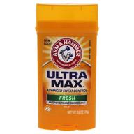 💪 arm & hammer fresh invisible solid antiperspirant deodorant, 2.6 oz for maximum effectiveness logo