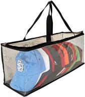 🧢 evelots baseball hat storage bag with handle - protects up to 15 caps from dust and moisture логотип