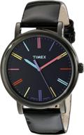 timex womens t2n790 originals leather logo