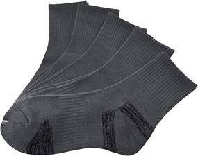 img 1 attached to 🧦 Bamboo Women Crew Socks: Cushion, Moisture-Wicking, Odor-Resistant, Sweat-Absorbent, Midweight - 5 Pairs