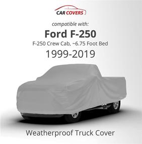 img 3 attached to 🚚 Premium Weatherproof Truck Cover for Ford F-250 (1999-2019) - All-Season Protection with Theft Cable Lock, Bag & Wind Straps - Rain, Snow, Hail, Sun - Indoor & Outdoor Use