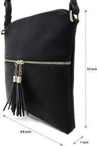 img 2 attached to 👜 Chic and Versatile: Solene LP 062 LP062 BLACK Women's Handbag & Wallet Set - Ideal Shoulder Bags