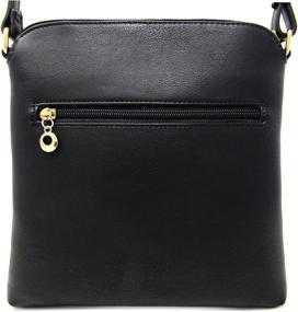 img 3 attached to 👜 Chic and Versatile: Solene LP 062 LP062 BLACK Women's Handbag & Wallet Set - Ideal Shoulder Bags