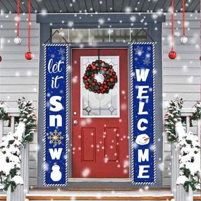 img 4 attached to Whaline Christmas Snowflakes Decoration Farmhouse