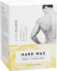 img 4 attached to 💯 Highly Effective Full Body Hard Wax for Men & Women: Ideal for Short, Coarse Hairs (10 oz)