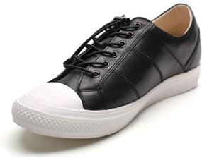 img 4 attached to Chamaripa H81C89K012D: Premium Leather Casual Sneakers for Enhanced Style and Comfort