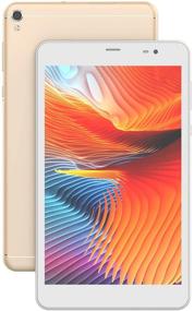 img 4 attached to 📱 8-Inch Android Tablet, 3G LTE Phone, 2GB RAM 32GB ROM, Quad-Core Processor, HD IPS Touch Screen, Dual Camera, Wi-Fi, Bluetooth, GPS - Golden Metal Material