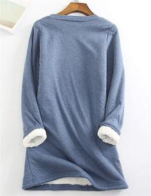 img 1 attached to Yeokou Crewneck Sweatshirt Pullover Loungewear