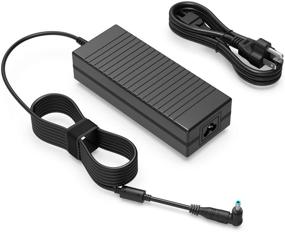 img 4 attached to High-Performance 150W Charger Compatible with HP OMEN by 15 17, ZBook Studio 15 G3 G4 G5 G6, Pavilion Gaming 15 17 Series Laptops - Power Adapter Supply Cord