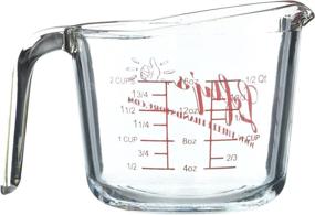 img 1 attached to 👐 Lefty's Left-Handed 2-Cup Glass Measuring Cup: Perfect for Southpaws!