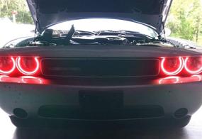 img 2 attached to 🚗 Enhance Your Dodge Challenger with iJDMTOY 180-LED RGB Multi-Color Angel Eyes Halo Rings with Wireless Remote Control (2008-2014)