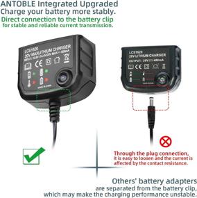 img 2 attached to 🔌 ANTOBLE 20V Battery Charger for BLACK+DECKER LBXR20 20V MAX Lithium Ion Tool Battery - Efficient Charging Solution for LCS1620B LCS1620