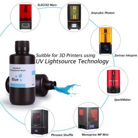img 2 attached to ELEGOO 3D Printer Resin: UV-Curing Photopolymer for LCD 3D Printing - Blue 500G