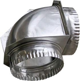 img 1 attached to Builder's Best BDB110050 Silver Semi-Rigid Dryer Vent 🛠️ Kit with Close Elbow - Improved SEO-Friendly Product Title