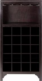 img 3 attached to 🍷 Espresso Dark Winsome Ancona Wine Storage