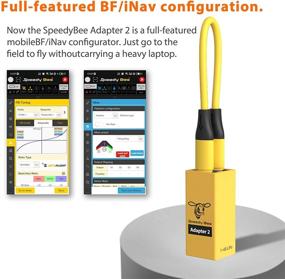img 3 attached to 🚀 SpeedyBee Adapter 2: BF/INAV/Emu Configurator - Wireless FC Upgrade via WiFi, XT60&amp;PH2.0 Support, 1-6S Compatibility - Outdoor FPV Drone Flight Controller Parameter Adjustment