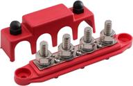 💡 fastronix 3/8-inch 4 stud power distribution block with protective cover logo