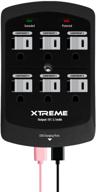 xtreme 28620 6 outlet wall ports logo