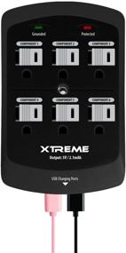 img 1 attached to Xtreme 28620 6 Outlet Wall Ports - Экстремальные 28620 6-выходовые настенные гнезда.