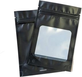 img 3 attached to 🔒 HANSER Smell Proof Foil Pouch Bags 4x6 inches - 100 Pieces, Odorless, Resealable, Airtight, Food Safe, Matte Black