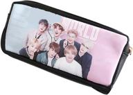 bangtan durable students stationery leather logo