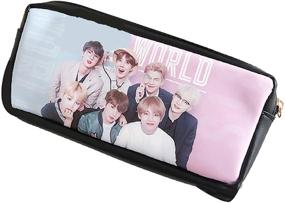 img 3 attached to Bangtan Durable Students Stationery Leather