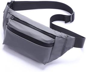 img 4 attached to 🏞️ Waterproof WAMEDA Fanny Pack: Stylish Unisex Pack for Running, Hiking, and Outdoor Adventures