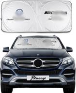 🌞 sunshade windshield visor cover - ultimate protection for your car's windows - uv protect car window film for e-class, s-class, glc, gle, g-class, gls logo
