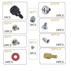 img 3 attached to 💻 Ultimate PC Computer Screws Standoffs Set Kit with M.2 Standoff and Screw for Enhanced Computer Performance and Assembly