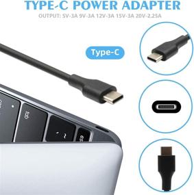 img 3 attached to 💡 High-Quality 45W USB-C Laptop Charger Replacement for Lenovo Chromebook c330, Yoga C940, ThinkPad X1 Carbon, and More