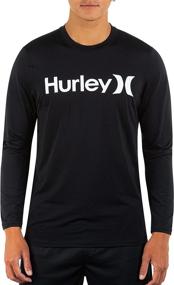 img 4 attached to 👕 Black Hurley Hybrid Sleeve T Shirt for Men - Clothing in T-Shirts & Tanks