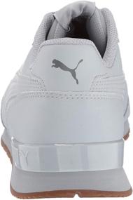 img 2 attached to 👟 Men's PUMA Runner Sneaker White Black: Trendy Shoes and Fashion Sneakers