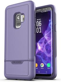 img 3 attached to 🏻 Ultimate Running Companion: Encased Galaxy S9 Armband Case Set for XS-XXL - Rebel Series, Purple