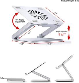 img 3 attached to MagicHold Adjustable Compatible Notebook Workstation