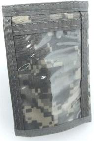 img 1 attached to 🌿 High-Quality Military Camouflage Trifold Wallet: Durable & Stylish Design