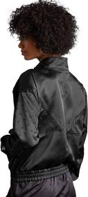 img 1 attached to Champion Women's Satin Jacket: Stylish Elegance for Modern Women