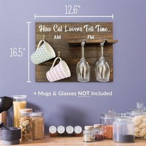 img 1 attached to 🐱 Fun Cat Gifts for Cat Lovers - Sarcastic Yet Unique Cat Mom Gift, Perfect Cat Decor Idea for Christmas or Birthday - Nicely Gift-Boxed (Mugs-Glasses Not Included)