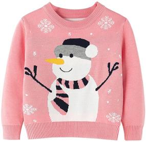 img 4 attached to Yinbwol Christmas Reindeer Pullover Sweatshirts - Boys' Clothing with Improved SEO