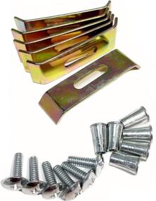 img 4 attached to 🔧 Dowell 6011 11 Sink Clips - Undermount Kitchen Sink Brackets - Strong Support - 6 Pack Kit