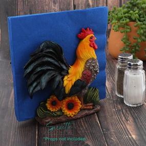 img 3 attached to Country Collection Servette Home Rooster